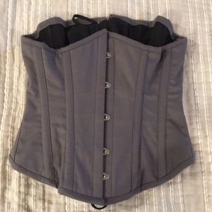 Orchard Corset Waist Trainer Gray Size 24